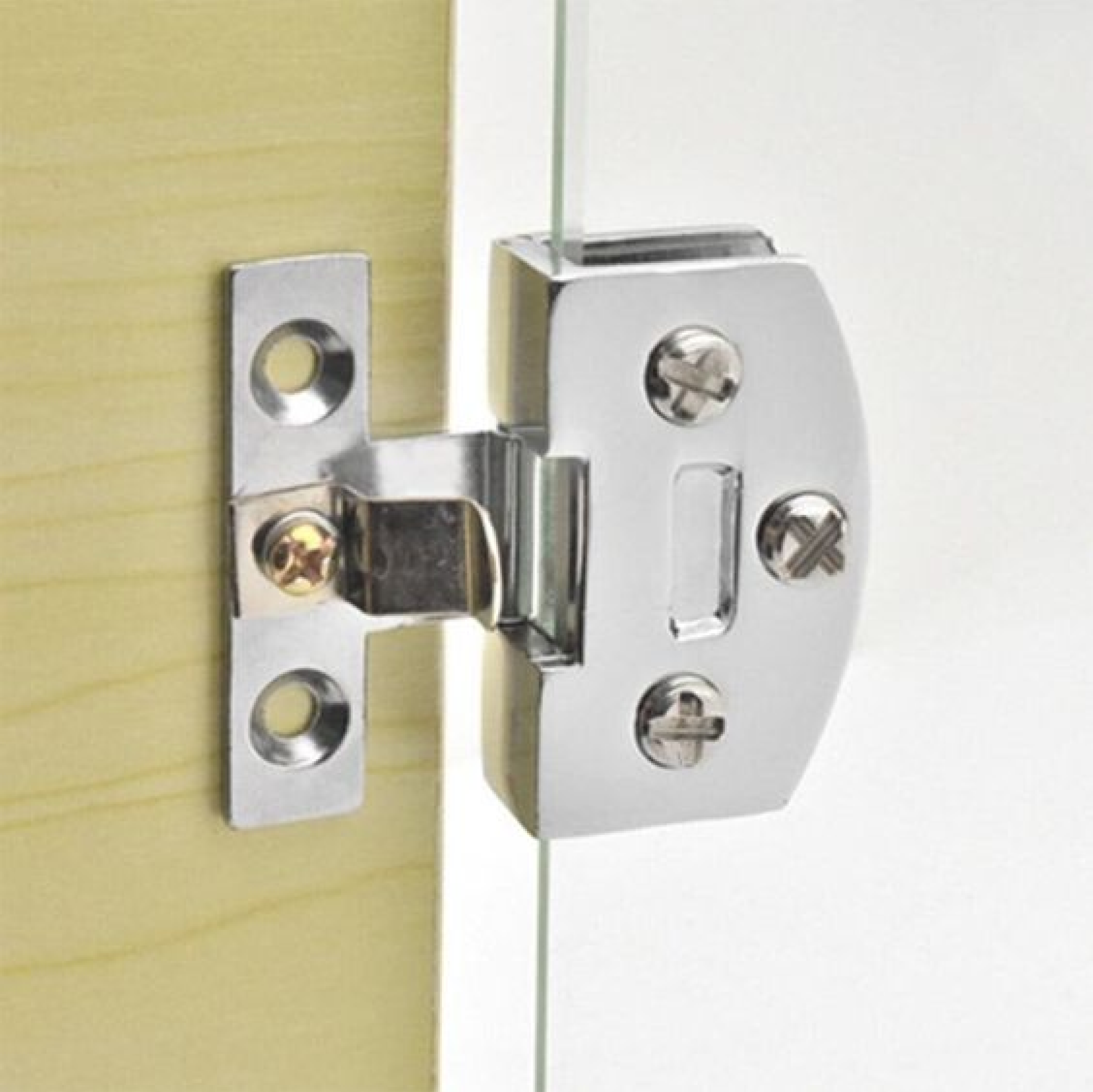 Glass Hinges and Knob